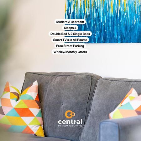 Central Serviced Apartments - 2 Bedroom - Free Street Parking - Fast Wifi - Smart Tvs In All Rooms - Ground Level - Family Neighbourhood - 3 X Double Beds - Heating 24-7 - Trade Stays - Weekly & Monthly Offers Dundee Luaran gambar