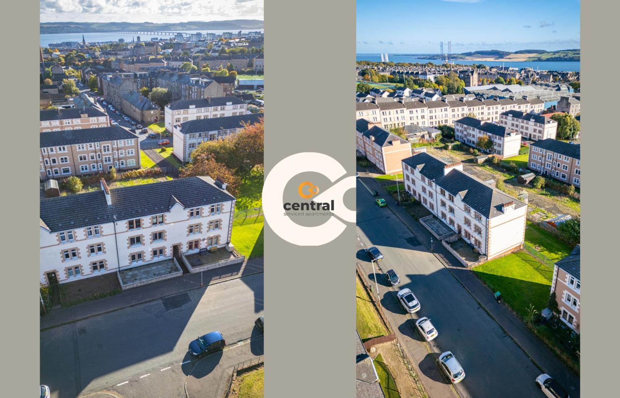 Central Serviced Apartments - 2 Bedroom - Free Street Parking - Fast Wifi - Smart Tvs In All Rooms - Ground Level - Family Neighbourhood - 3 X Double Beds - Heating 24-7 - Trade Stays - Weekly & Monthly Offers Dundee Luaran gambar